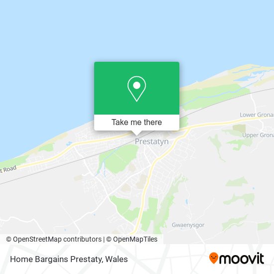 Home Bargains Prestaty map