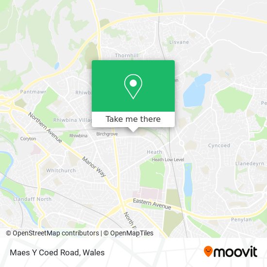 How to get to Maes Y Coed Road in Cardiff by bus?