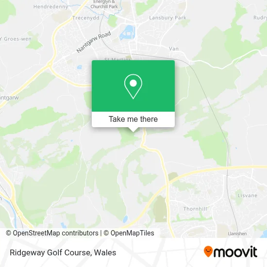 Ridgeway Golf Course map