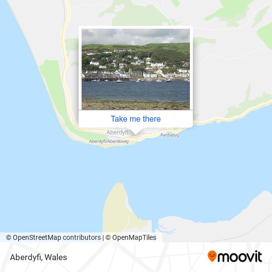 Aberdyfi map