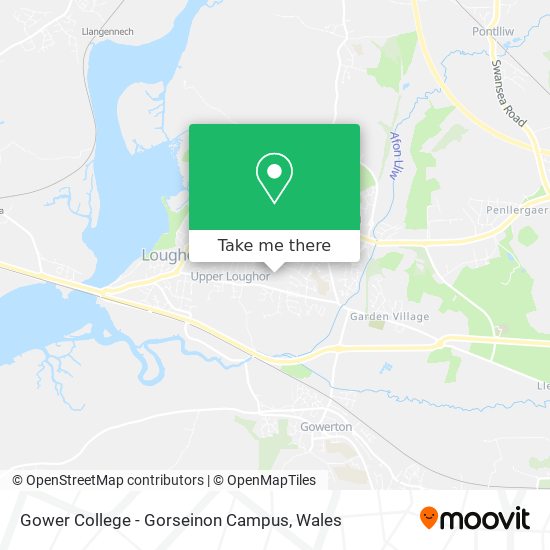 Gower College - Gorseinon Campus map