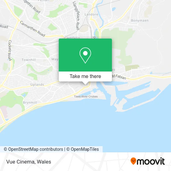 Vue Cinema map