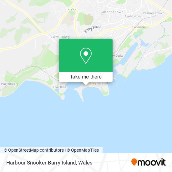 Harbour Snooker Barry Island map