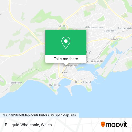 E-Liquid Wholesale map