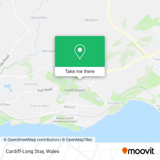 Cardiff-Long Stay map