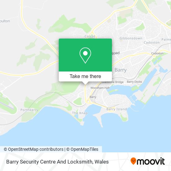 Barry Security Centre And Locksmith map