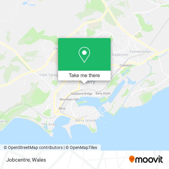 Jobcentre map