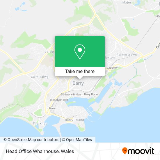 Head Office Whairhouse map