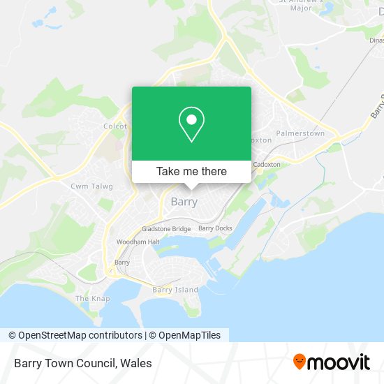 Barry Town Council map