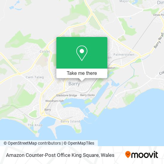 Amazon Counter-Post Office King Square map
