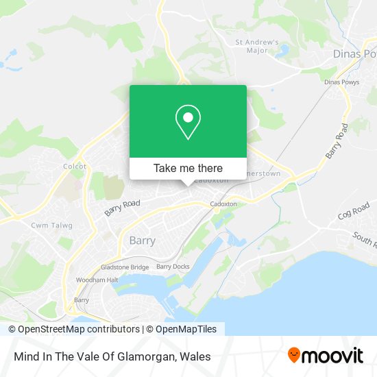 Mind In The Vale Of Glamorgan map