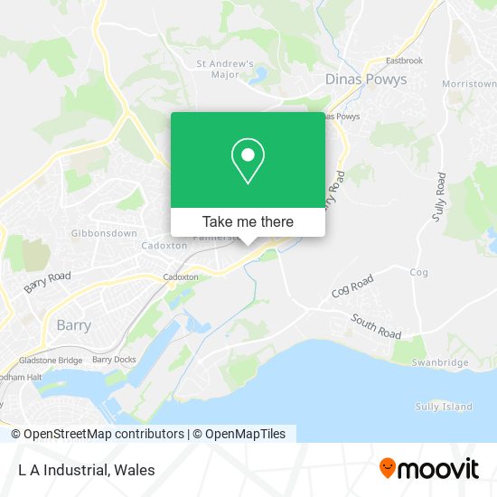 L A Industrial map