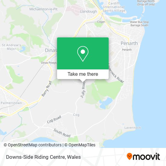 Downs-Side Riding Centre map