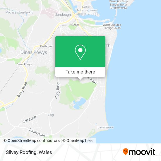 Silvey Roofing map