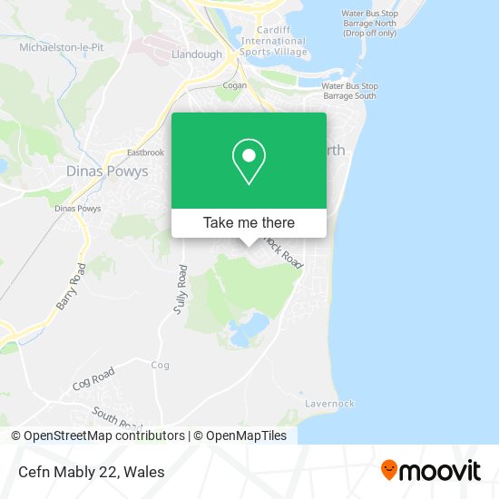 Cefn Mably 22 map