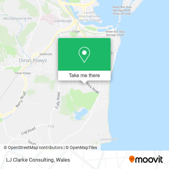 LJ Clarke Consulting map