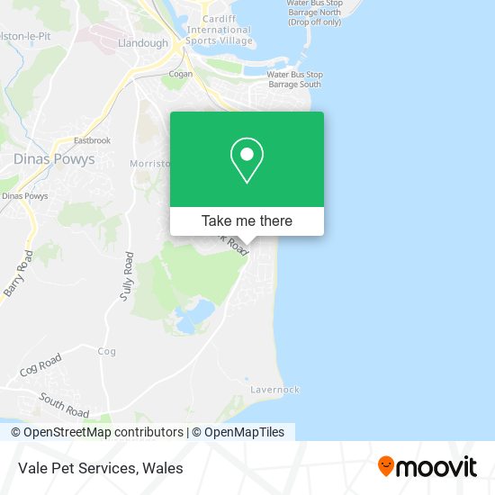 Vale Pet Services map