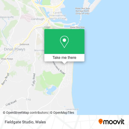 Fieldgate Studio map