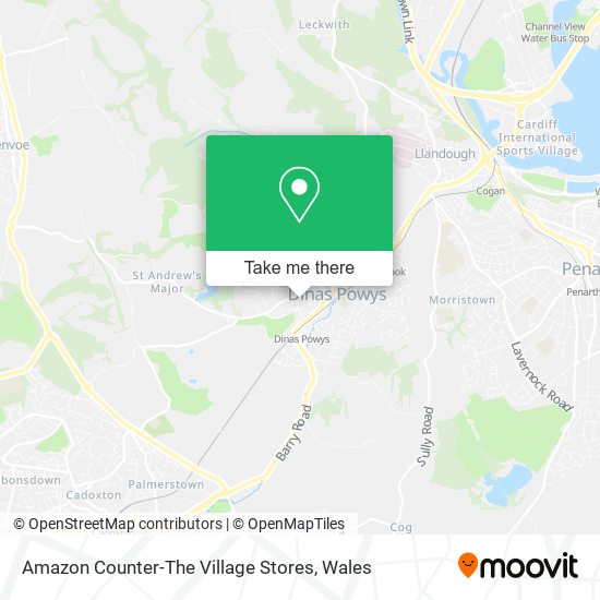 Amazon Counter-The Village Stores map