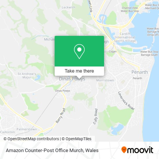 Amazon Counter-Post Office Murch map