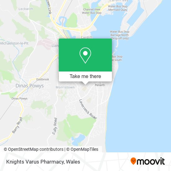 Knights Varus Pharmacy map