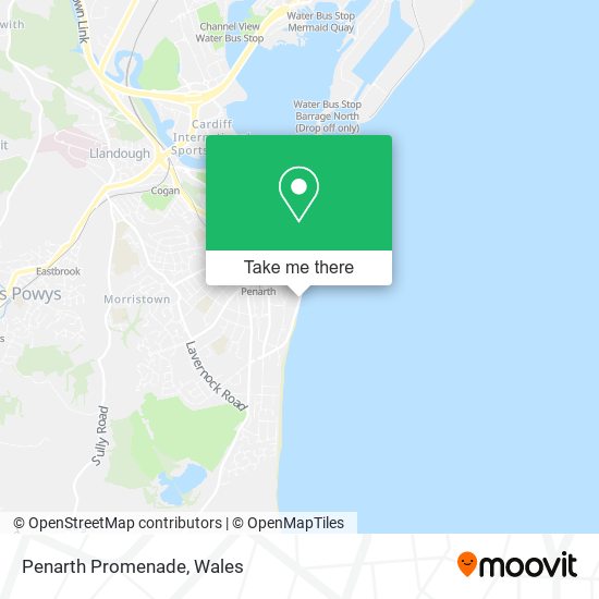 Penarth Promenade map