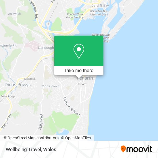 Wellbeing Travel map