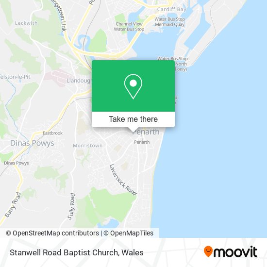 Stanwell Road Baptist Church map