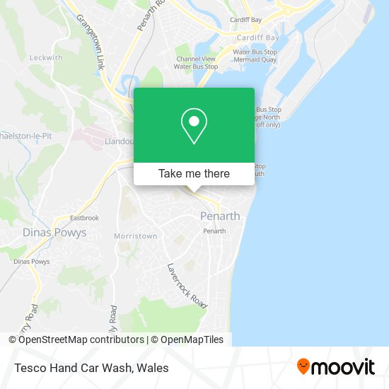 Tesco Hand Car Wash map