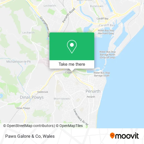 Paws Galore & Co map
