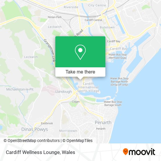 Cardiff Wellness Lounge map