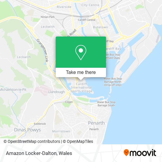 Amazon Locker-Dalton map