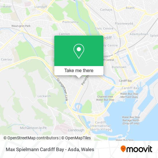 Max Spielmann Cardiff Bay - Asda map