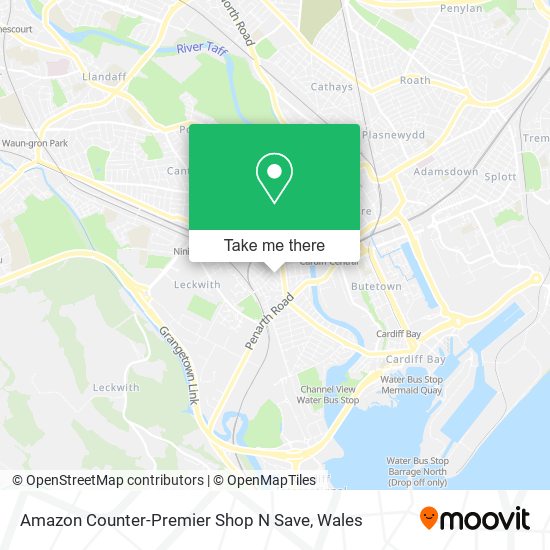 Amazon Counter-Premier Shop N Save map