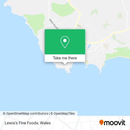 Lewis's Fine Foods map