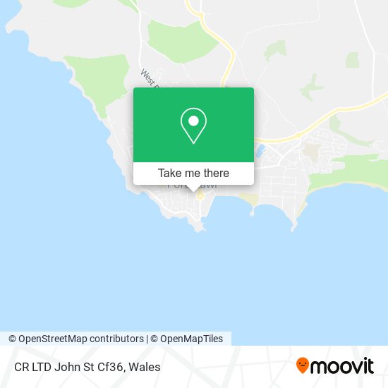 CR LTD John St Cf36 map
