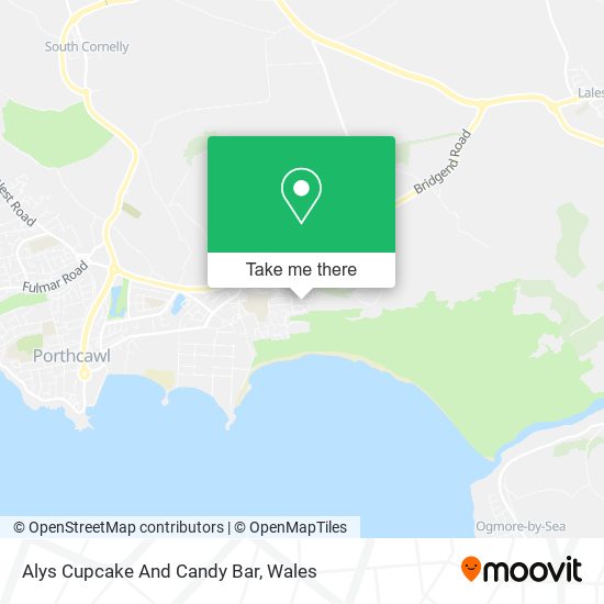 Alys Cupcake And Candy Bar map