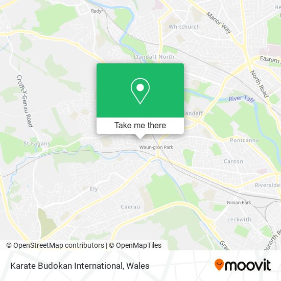 Karate Budokan International map