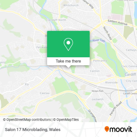 Salon 17 Microblading map