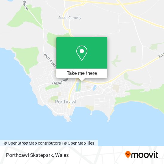 Porthcawl Skatepark map