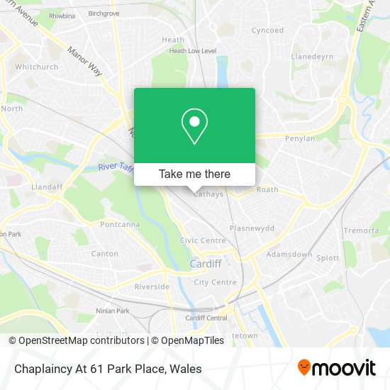 Chaplaincy At 61 Park Place map