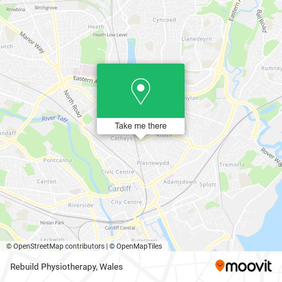 Rebuild Physiotherapy map