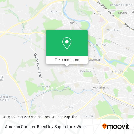 Amazon Counter-Beechley Superstore map