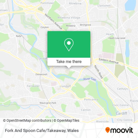 Fork And Spoon Cafe/Takeaway map