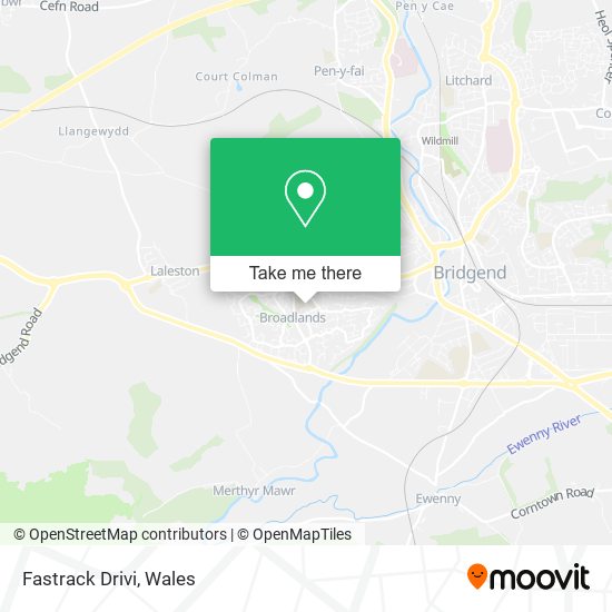 Fastrack Drivi map