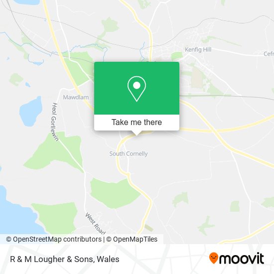 R & M Lougher & Sons map