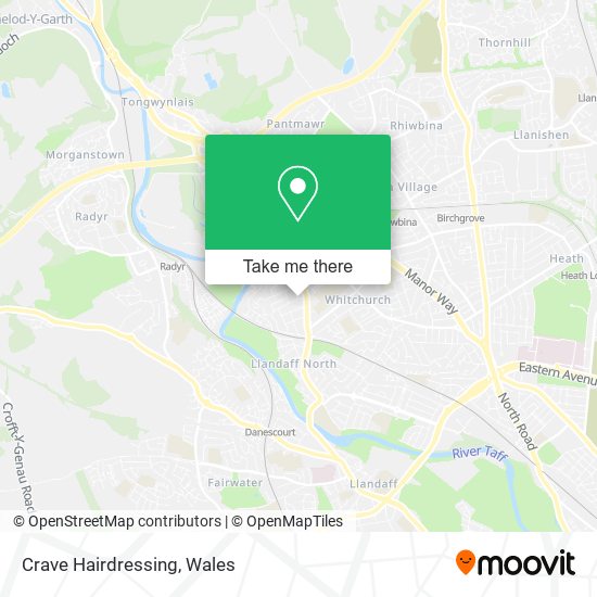Crave Hairdressing map