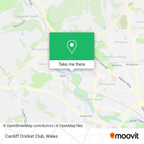 Cardiff Cricket Club map