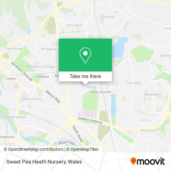 Sweet Pea Heath Nursery map