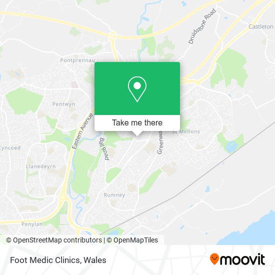 Foot Medic Clinics map